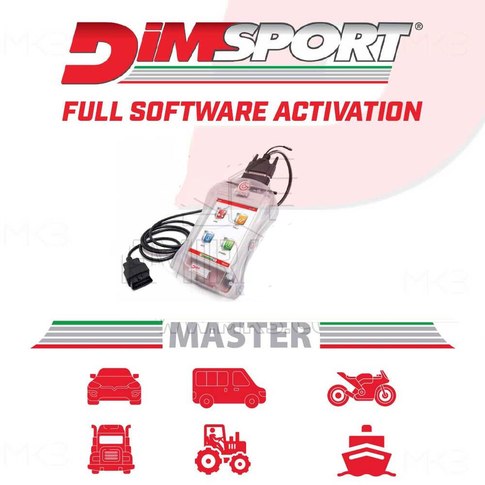 Dimsport New Genius Master Kit | Full OBDII Software Bundle